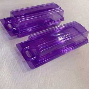 Neat Limited Edition Tinted Hot Purple Plastic Containers Bundle of 2 - Made USA